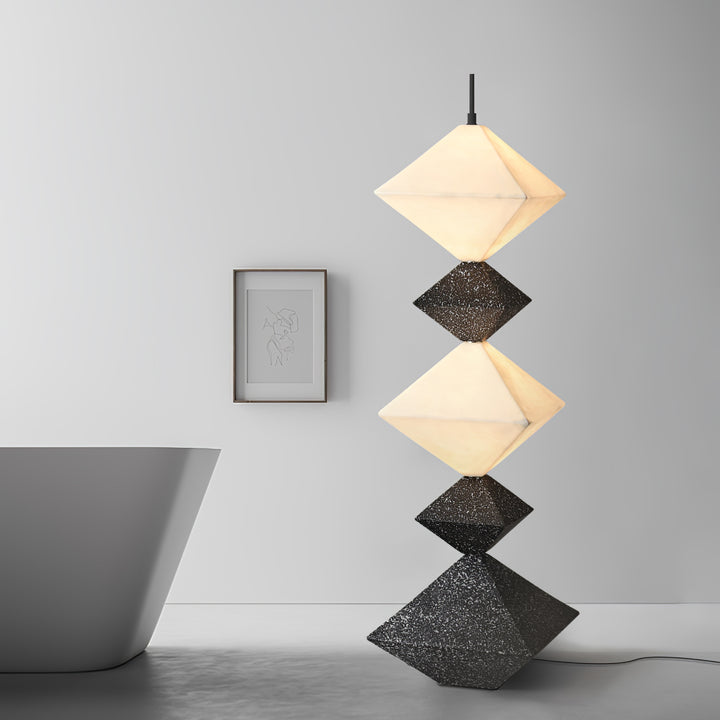 Rhombus Cube Floor Lamp - Vakkerlight