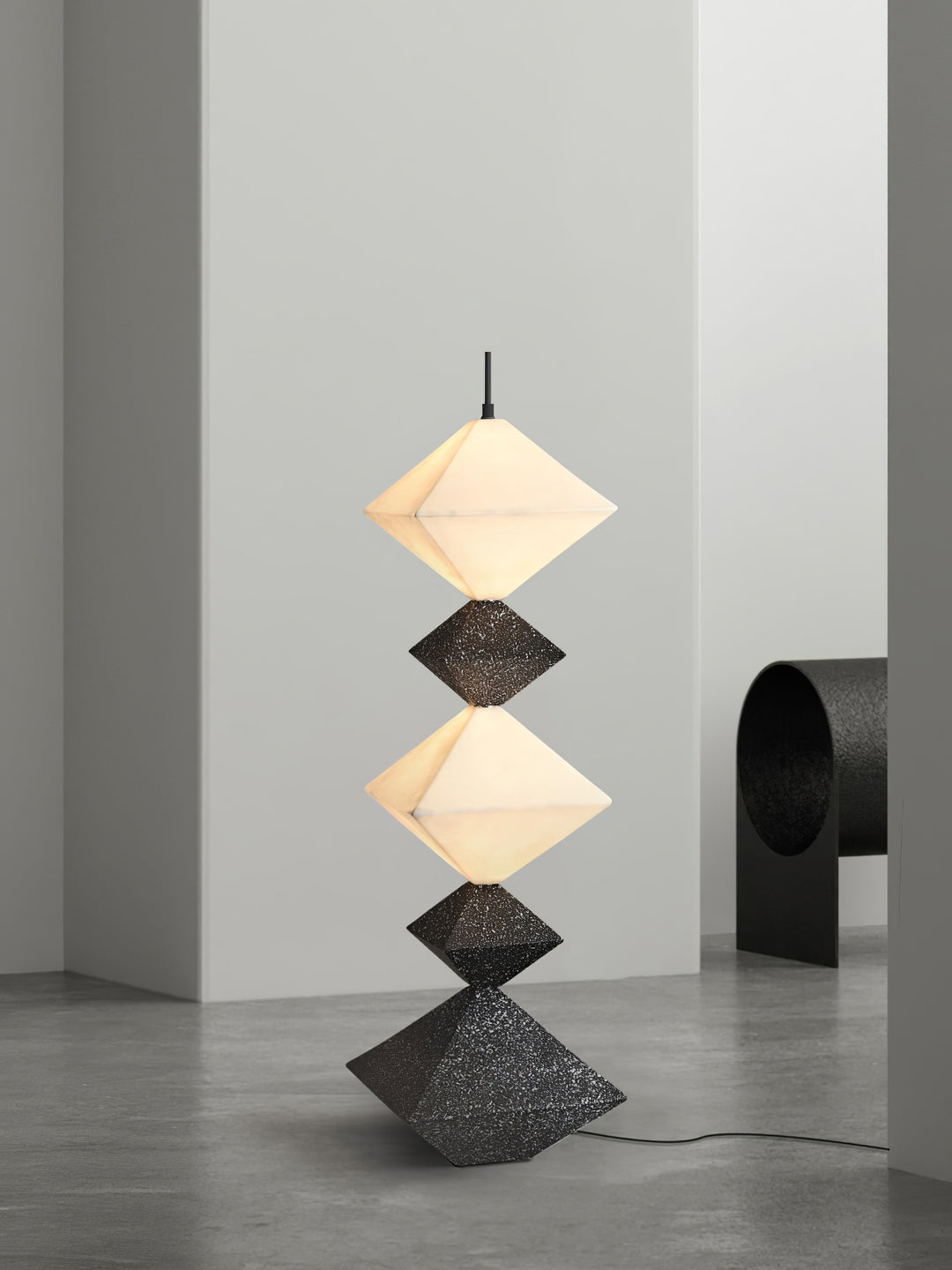 Rhombus Cube Floor Lamp - Vakkerlight