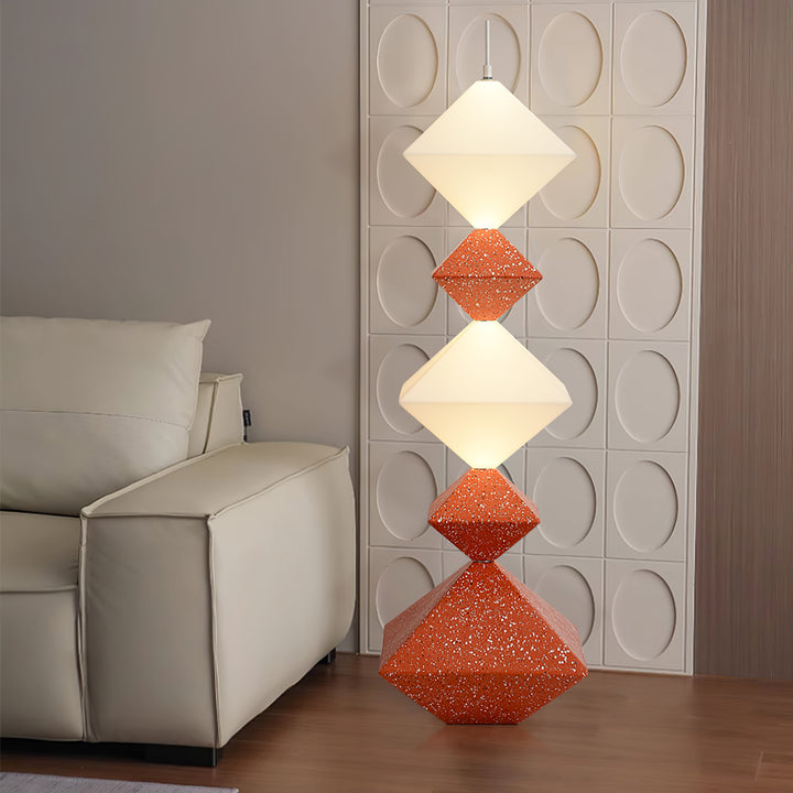 Rhombus Cube Floor Lamp - Vakkerlight