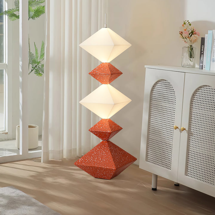 Rhombus Cube Floor Lamp - Vakkerlight