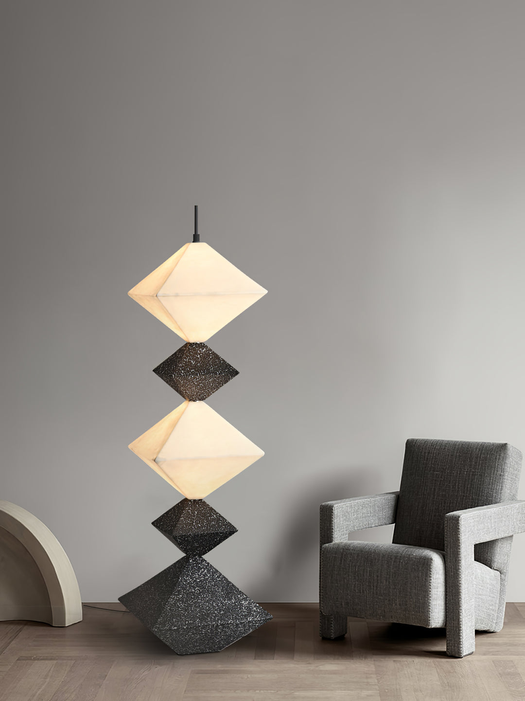 Rhombus Cube Floor Lamp - Vakkerlight