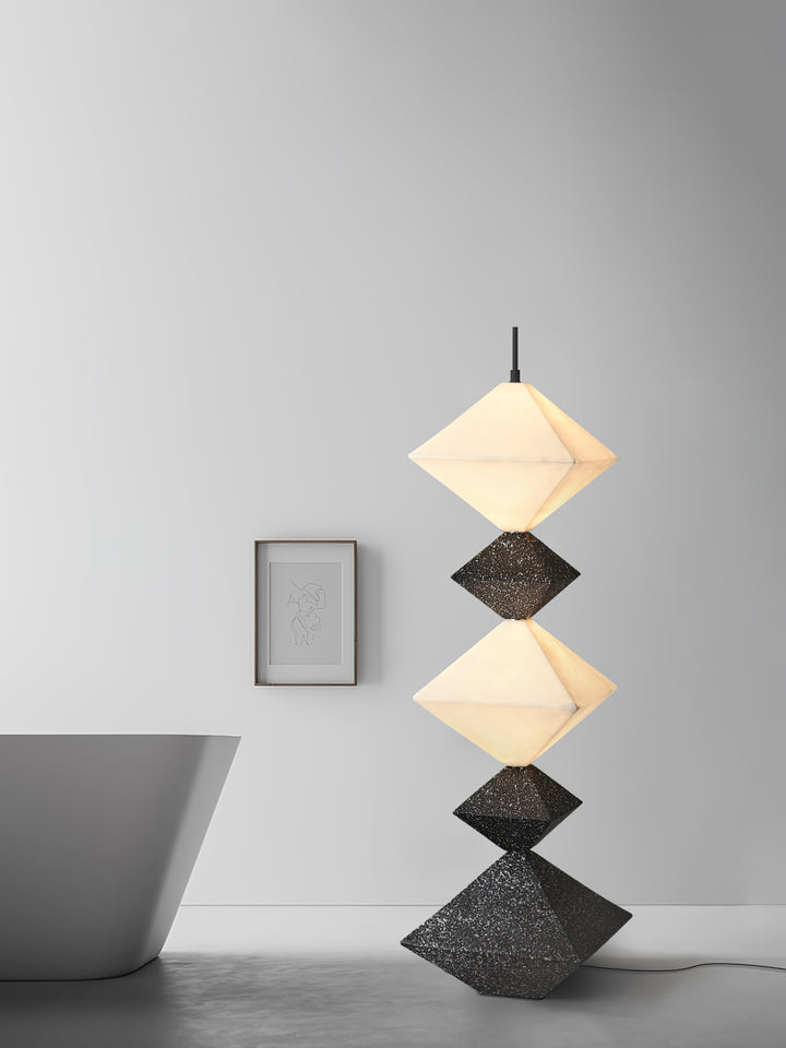 Rhombus Cube Floor Lamp - Vakkerlight