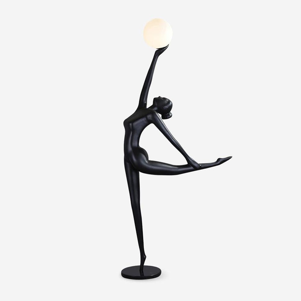 Rhythmic Gymnast Sculpture Floor Lamp - Vakkerlight