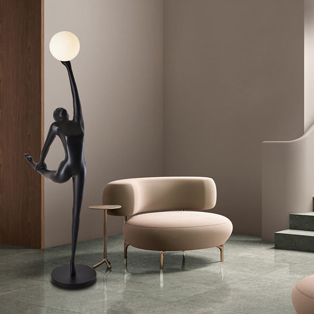 Rhythmic Gymnast Sculpture Floor Lamp - Vakkerlight