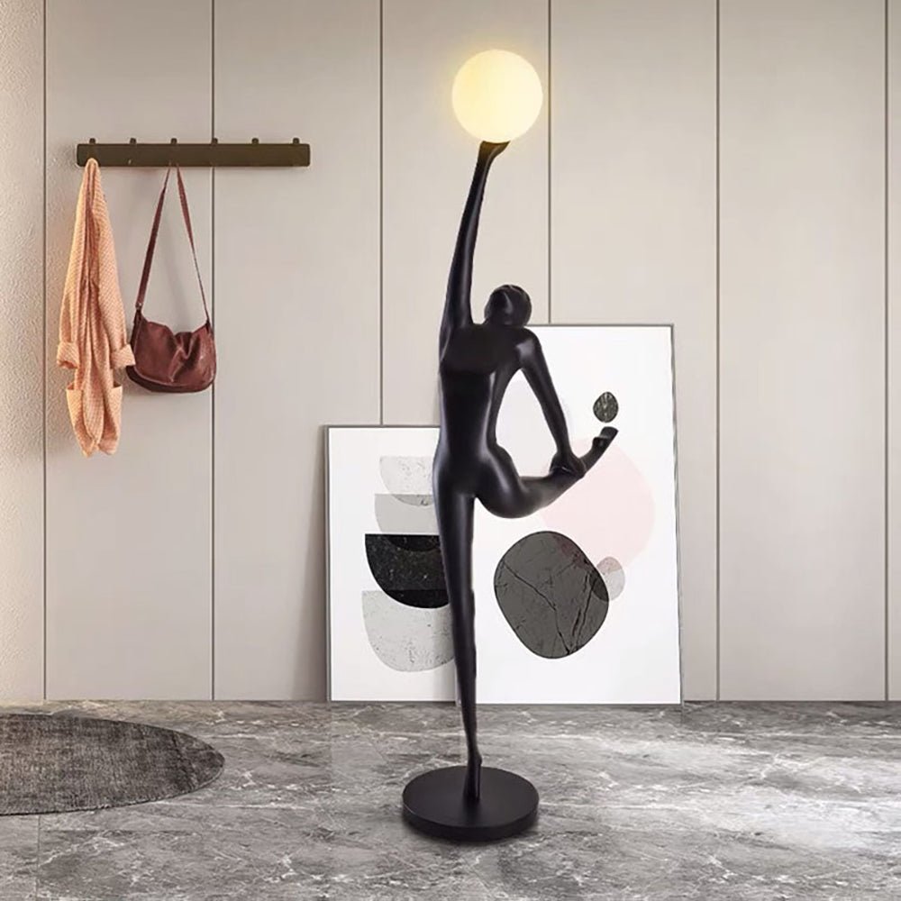 Rhythmic Gymnast Sculpture Floor Lamp - Vakkerlight