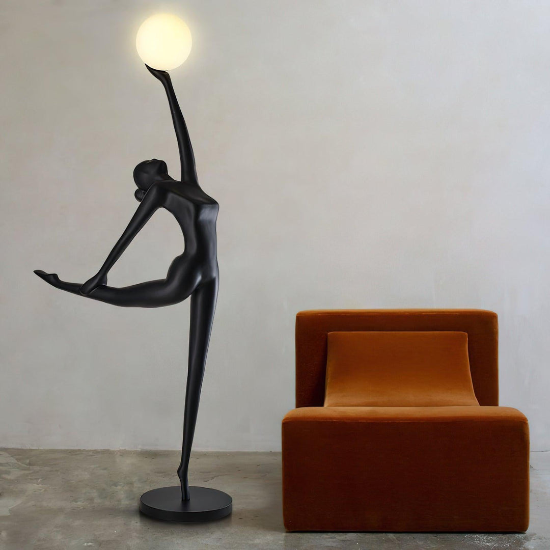 Rhythmic Gymnast Sculpture Floor Lamp - Vakkerlight