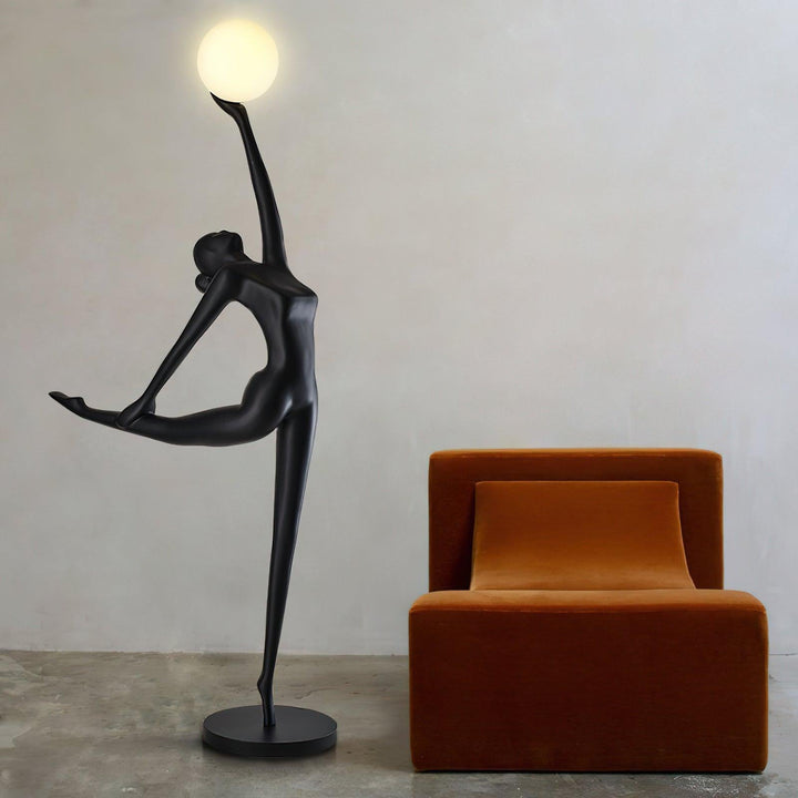 Rhythmic Gymnast Sculpture Floor Lamp - Vakkerlight