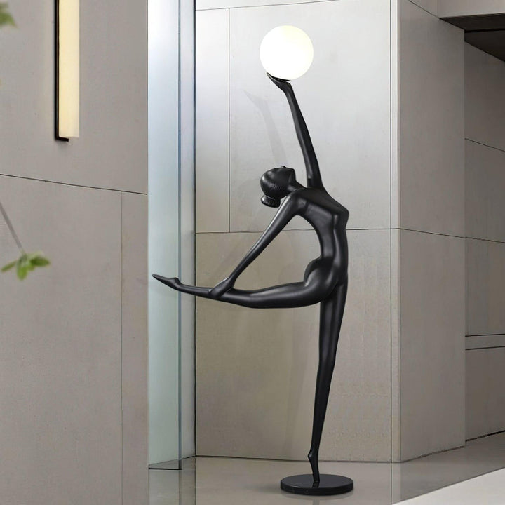 Rhythmic Gymnast Sculpture Floor Lamp - Vakkerlight