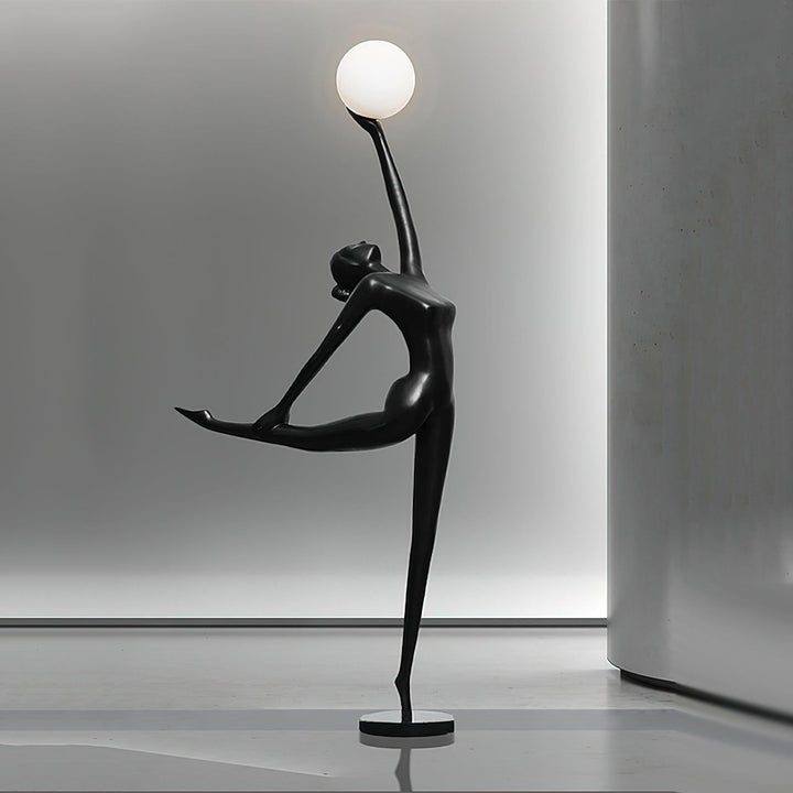 Rhythmic Gymnast Sculpture Floor Lamp - Vakkerlight