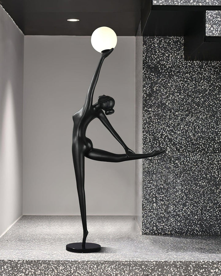 Rhythmic Gymnast Sculpture Floor Lamp - Vakkerlight