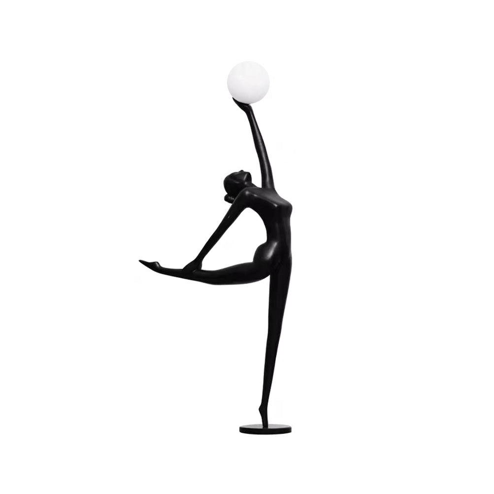 Rhythmic Gymnast Sculpture Floor Lamp - Vakkerlight