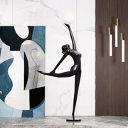 Rhythmic Gymnast Sculpture Floor Lamp