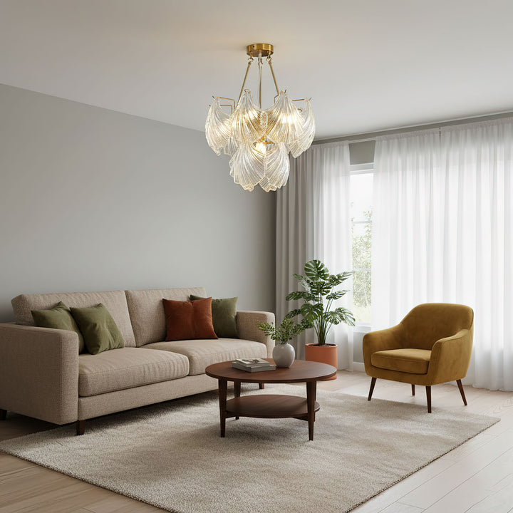 Ribbed Shell Ceiling light - Vakkerlight
