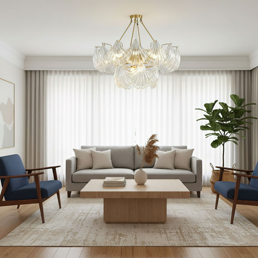 Ribbed Shell Ceiling light - Vakkerlight