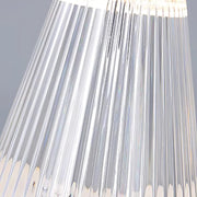 Ribbed Acrylic Built-in Battery Table Lamp - Vakkerlight