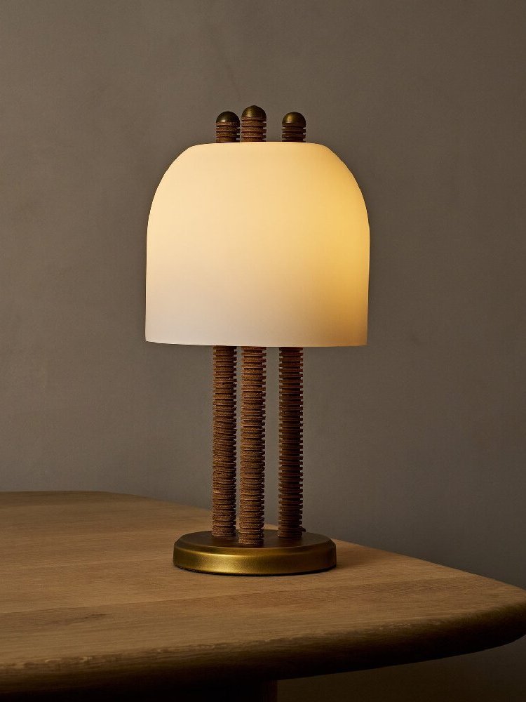 Ribbed Column Table Lamp - Vakkerlight