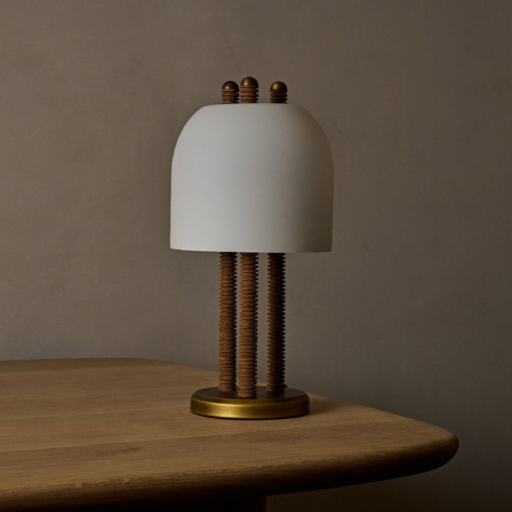 Ribbed Column Table Lamp - Vakkerlight