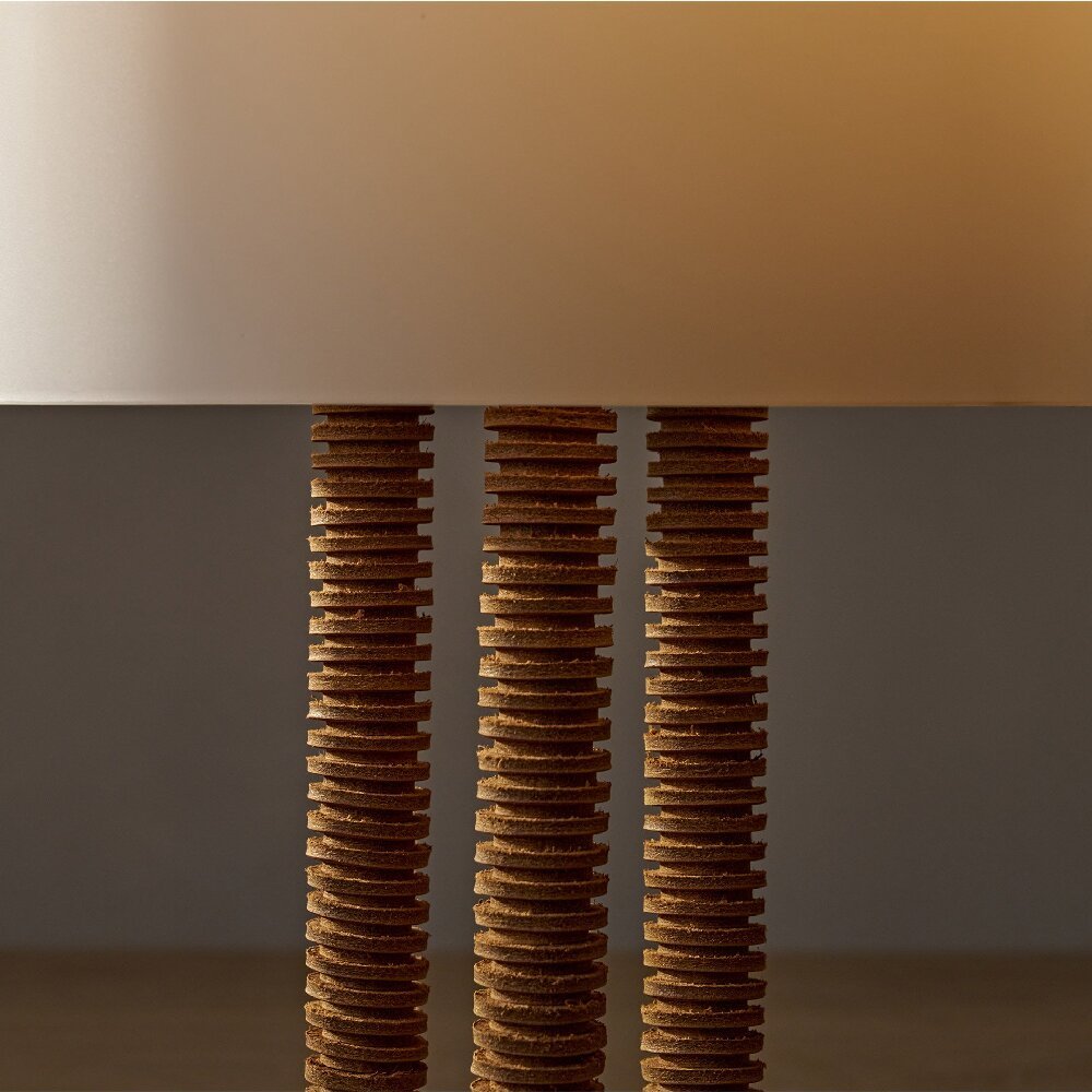 Ribbed Column Table Lamp - Vakkerlight