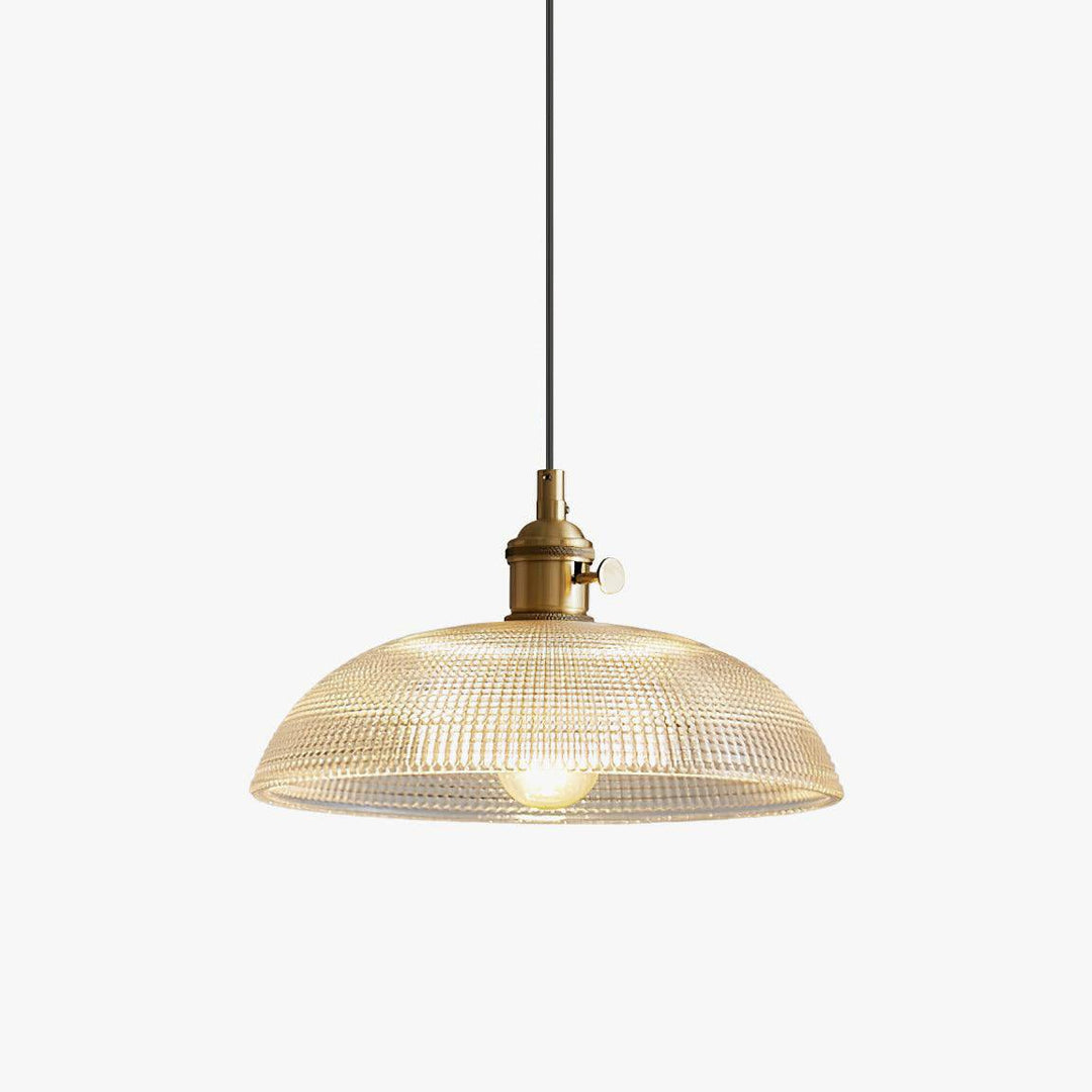 Ribbed Spiral Pendant Swag Light - Vakkerlight