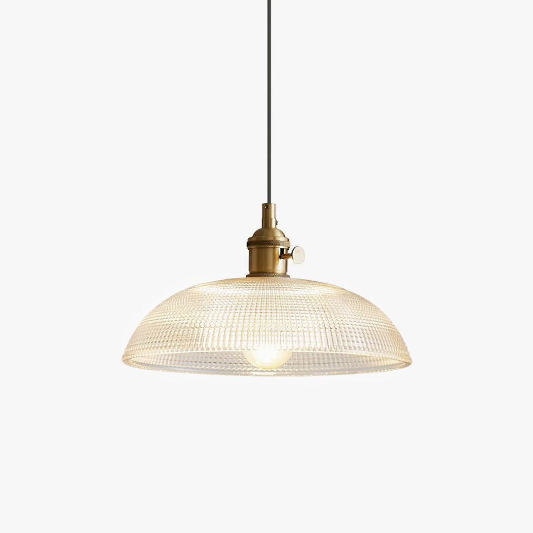 Ribbed Spiral Pendant Swag Light - Vakkerlight