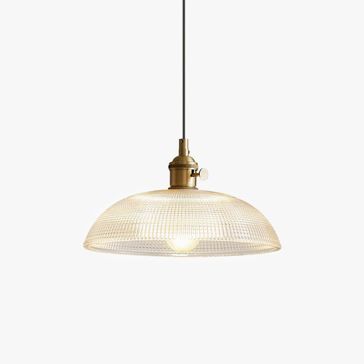 Ribbed Spiral Pendant Swag Light - Vakkerlight