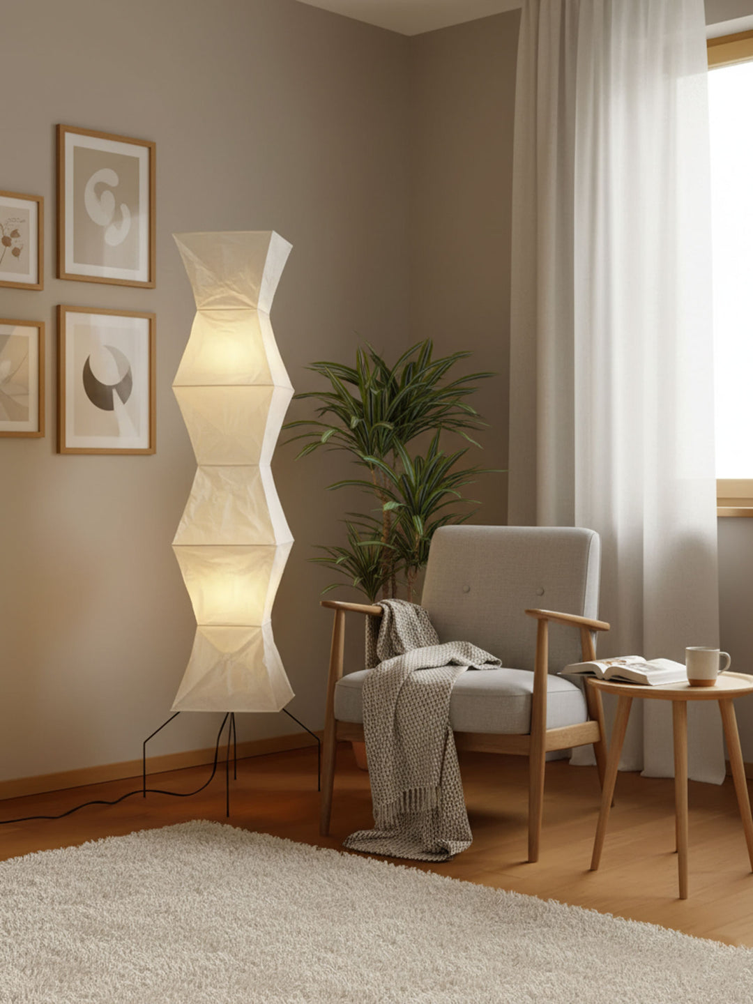 Rice Paper Floor Lamp - Vakkerlight