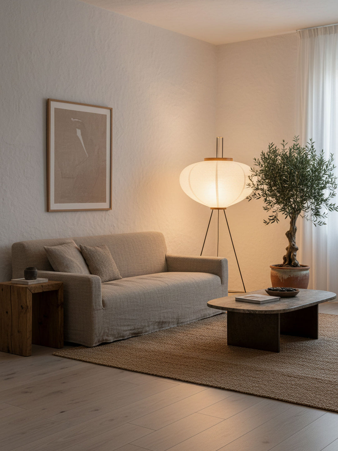 Rice Paper Floor Lamp - Vakkerlight