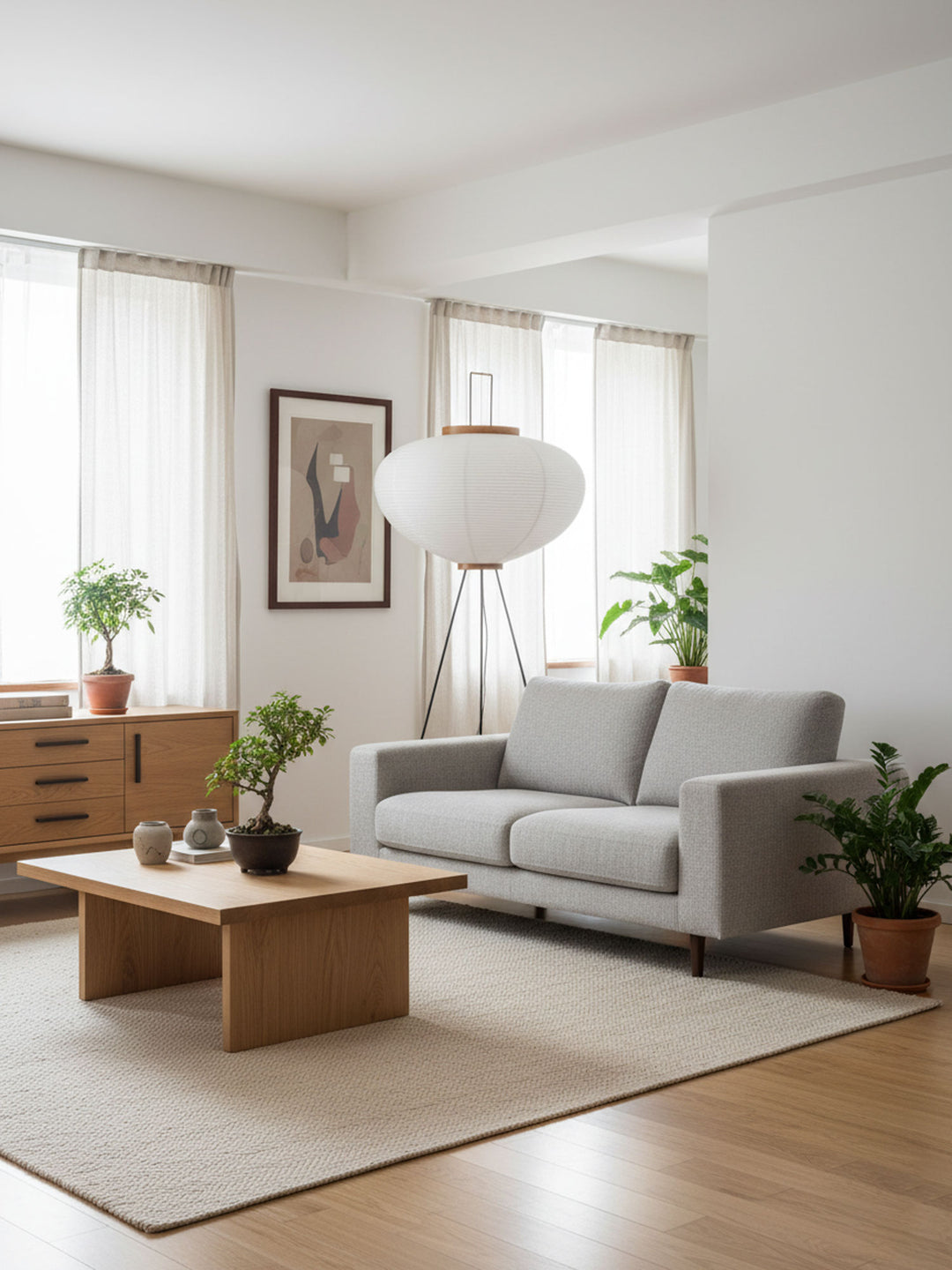 Rice Paper Floor Lamp - Vakkerlight