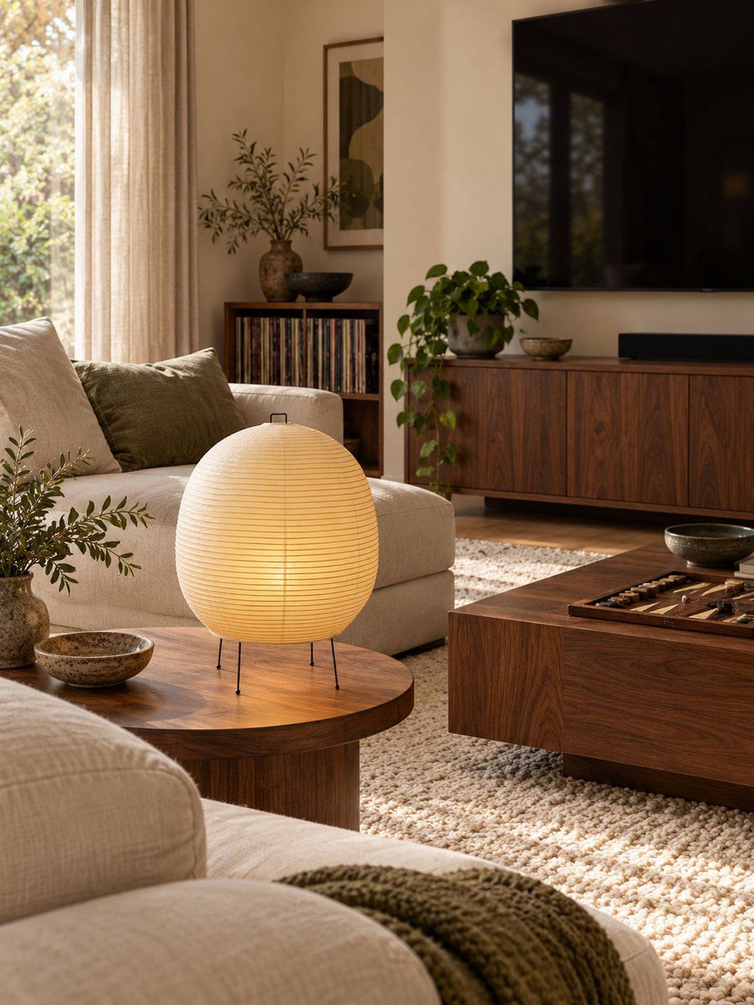 Rice Paper Lantern Table Lamp