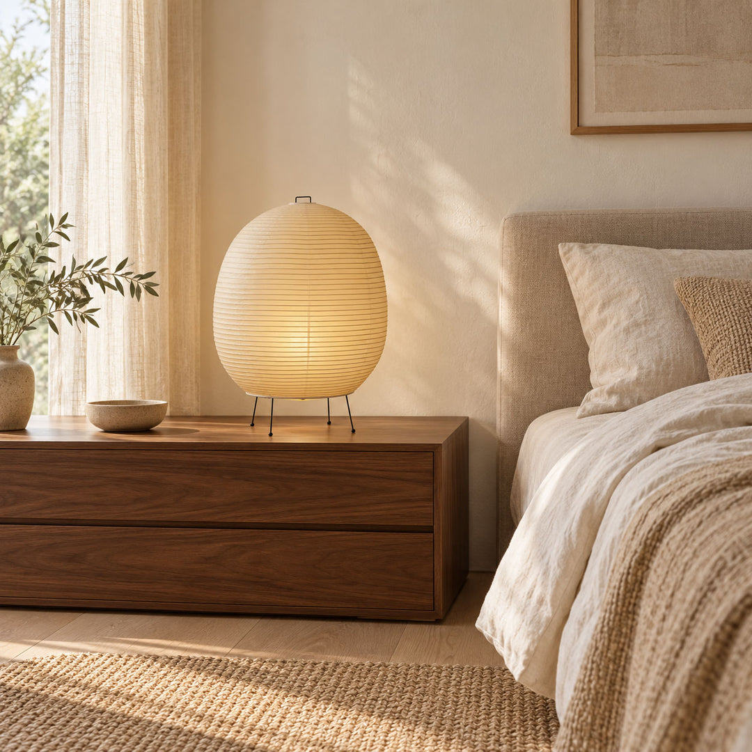 Rice Paper Lantern Table Lamp