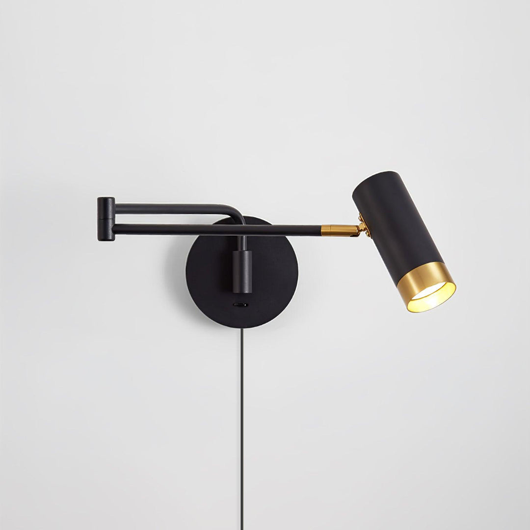 Ridge Arm Plug-in Wall Lamp