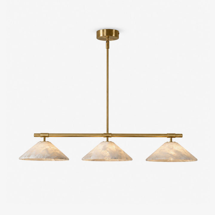 Ridgeline Alabaster Linear Chandelier