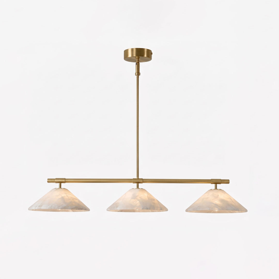 Ridgeline Alabaster Linear Chandelier – detail 8