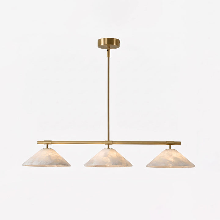 Ridgeline Alabaster Linear Chandelier