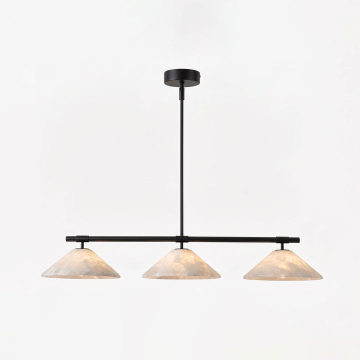 Ridgeline Alabaster Linear Chandelier