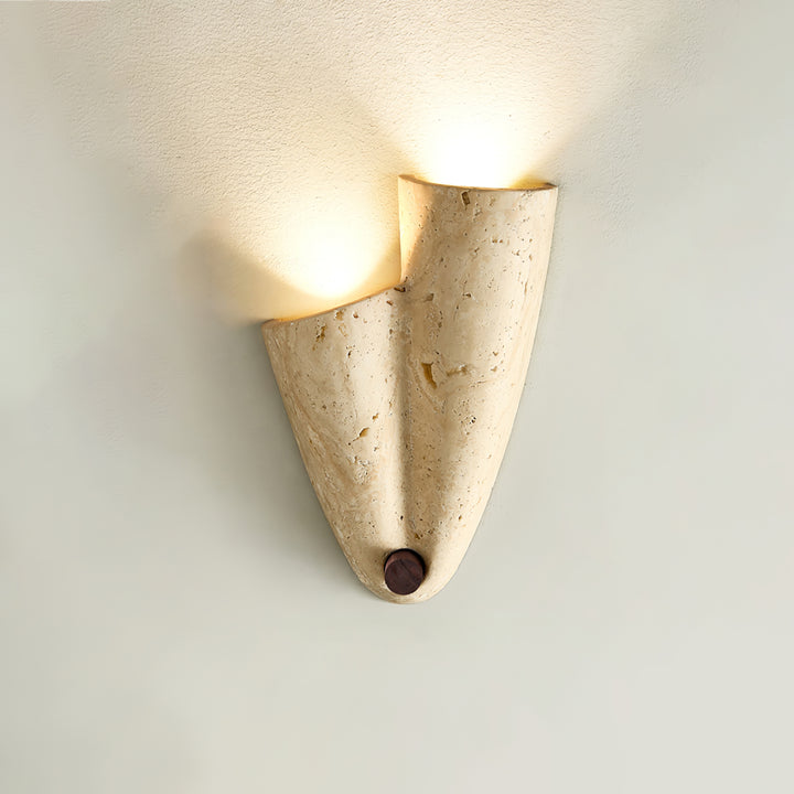Velo Draped Stone Sconce - Vakkerlight