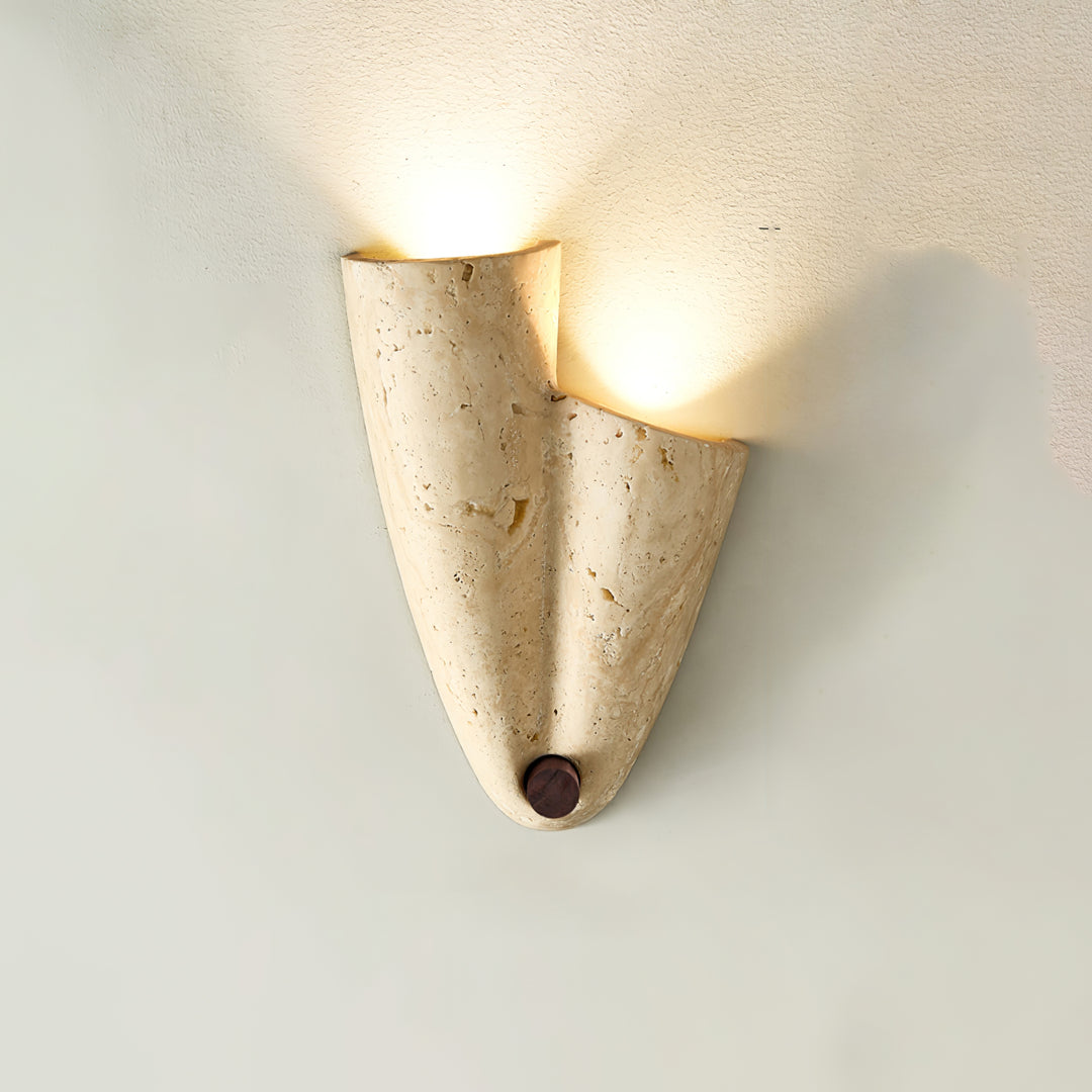 Velo Draped Stone Sconce - Vakkerlight