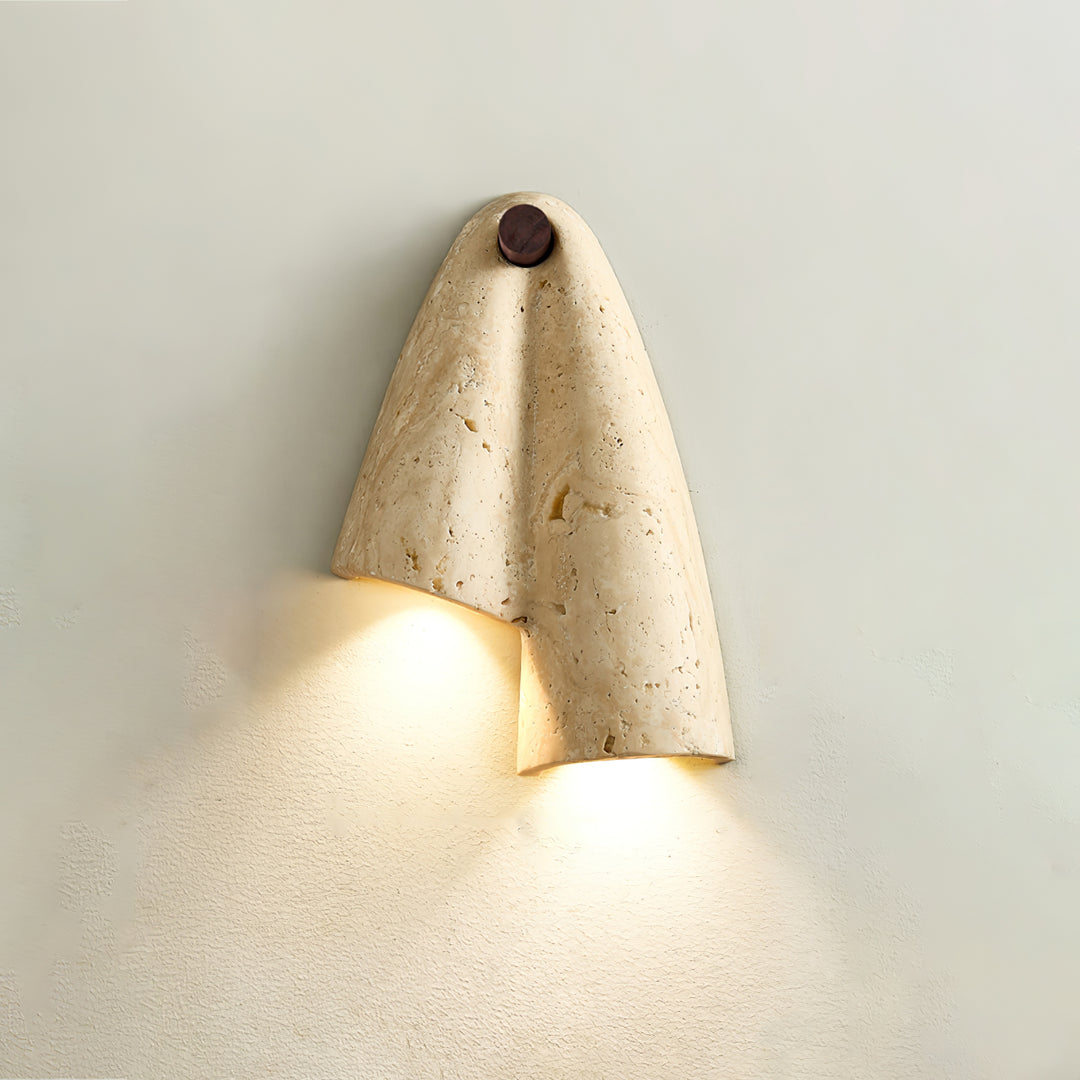 Velo Draped Stone Sconce - Vakkerlight