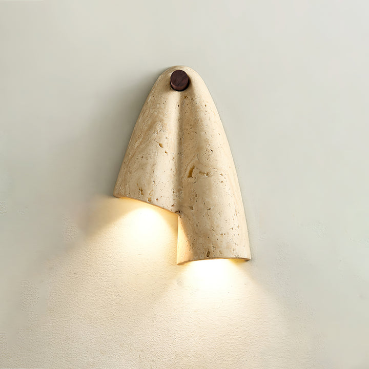 Velo Draped Stone Sconce - Vakkerlight