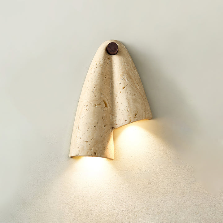 Velo Draped Stone Sconce - Vakkerlight