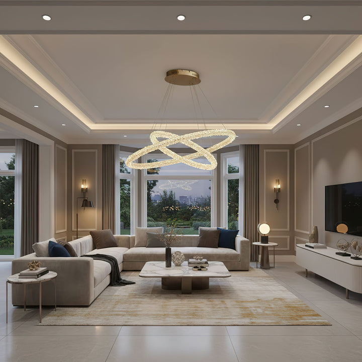 Ring Crystal Chandeliers - Vakkerlight