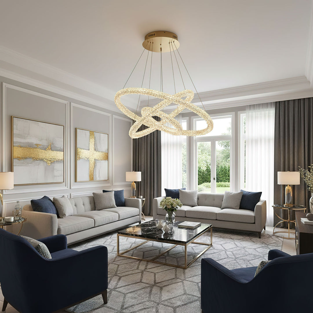 Ring Crystal Chandeliers - Vakkerlight