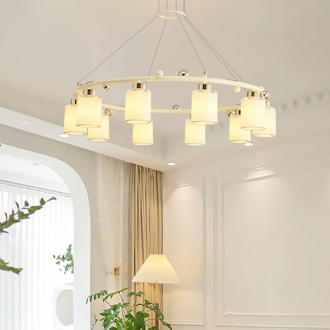 Ring Glass Cup Chandelier - Vakkerlight