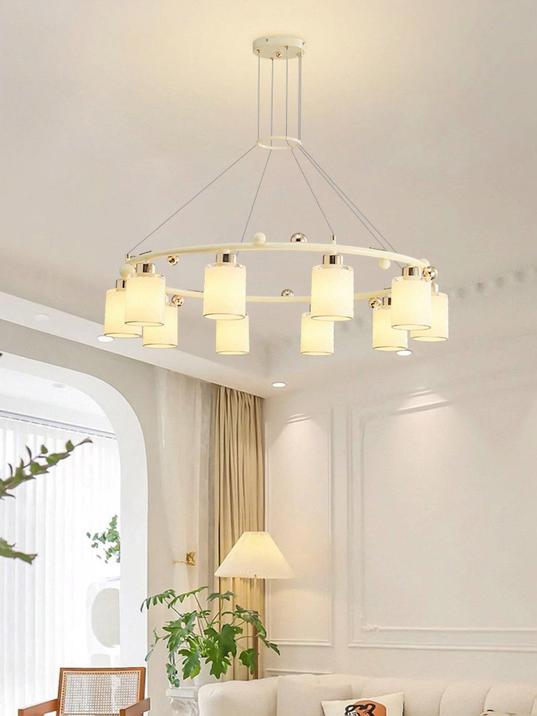 Ring Glass Cup Chandelier - Vakkerlight