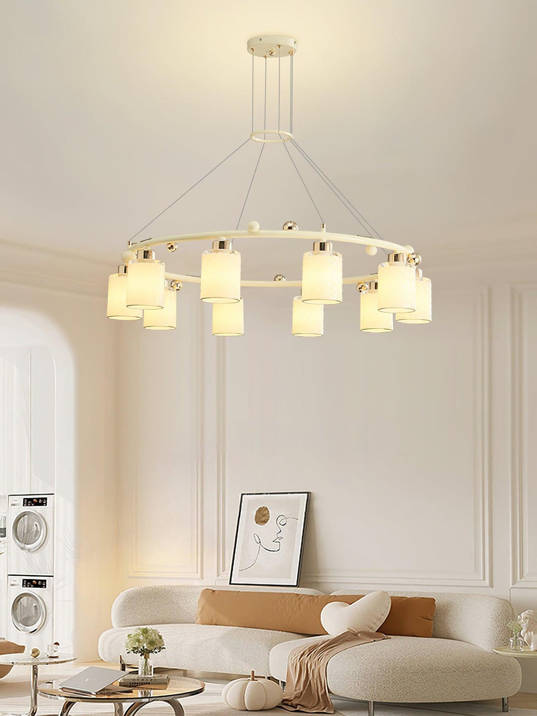 Ring Glass Cup Chandelier - Vakkerlight