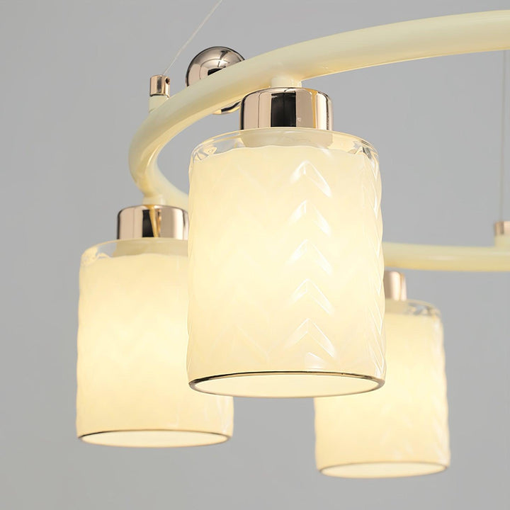 Ring Glass Cup Chandelier - Vakkerlight