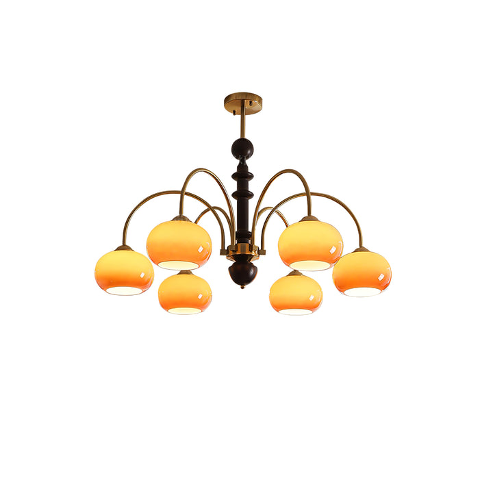 Ripe Persimmon Chandelier - Vakkerlight