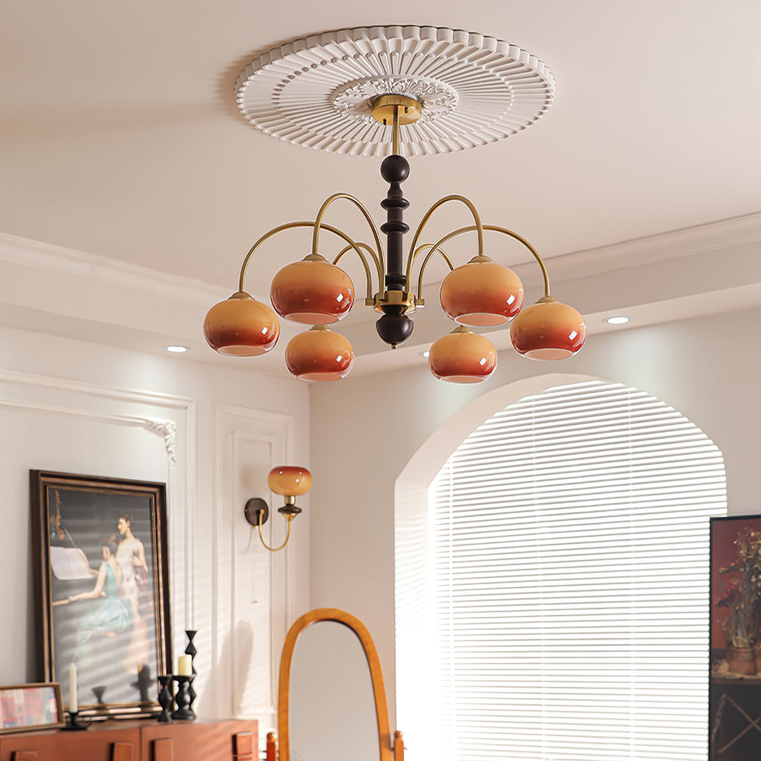 Ripe Persimmon Chandelier - Vakkerlight