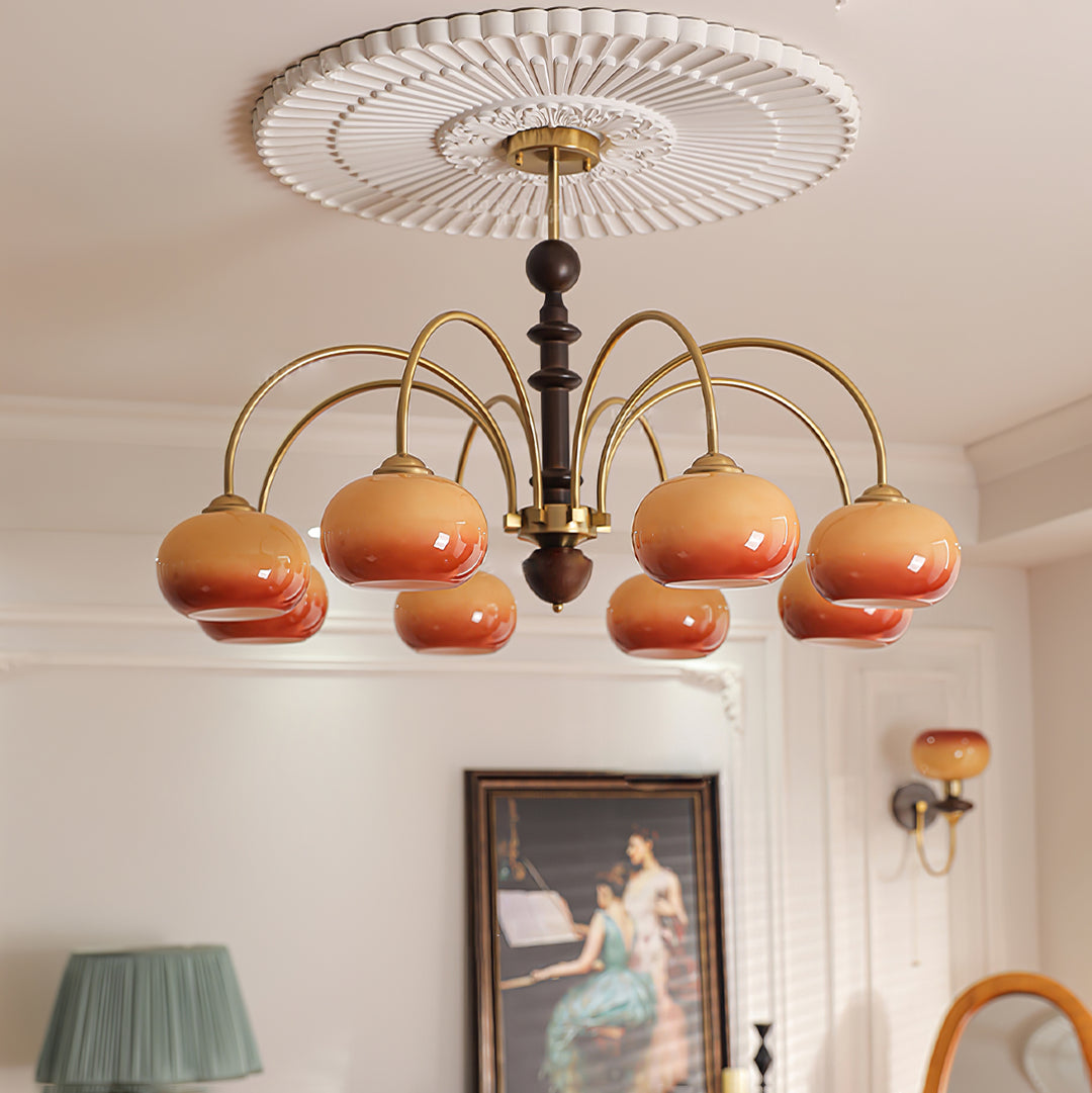 Ripe Persimmon Chandelier - Vakkerlight