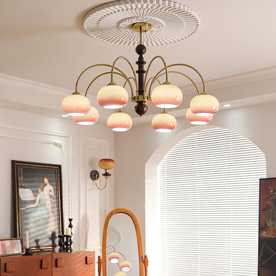 Ripe Persimmon Chandelier - Vakkerlight